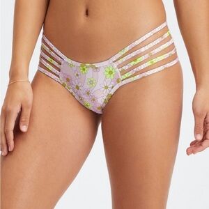 Fabletics High-Waisted Strappy Bikini Bottom NWT LARGE
